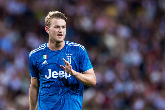 Matthijs de Ligt of Juventus reacts