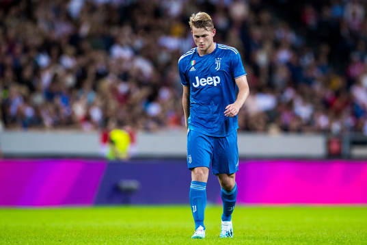 Matthijs de Ligt of Juventus looks dejected