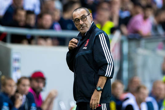 Coach Maurizio Sarri of Juventus