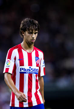 Joao Felix Sequeira of Atletico Madrid looks dejected