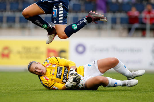 Kristianstads målvakt Brett Elisabeth Maron
