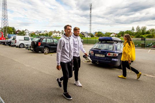 Håkon Evjen and Fredrik André Bjørkan of Bodø/Glimt