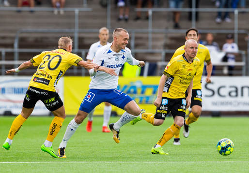 Elfsborgs Simon Strand och IFK Norrköpings Gudmundur