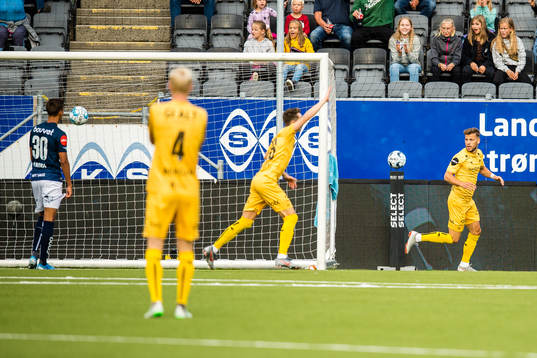 Philip Aksel Frigast Zinckernagel of Bodø/Glimt celebrates