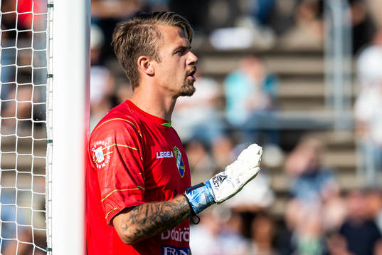 Ljungskiles målvakt Erik Dahlin