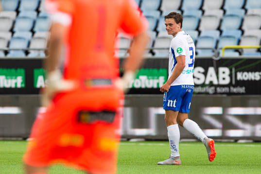 IFK Norrköpings Rasmus Lauritsen jublar