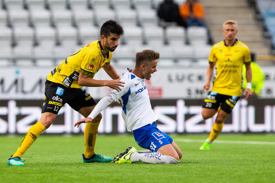 Elfsborgs Alejandro Fernandez Portillo och IFK Norrköpings