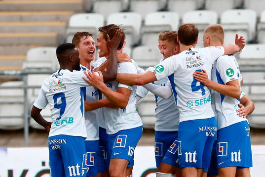 IFK Norrköpings Alexander Fransson och Rasmus Lauritsen