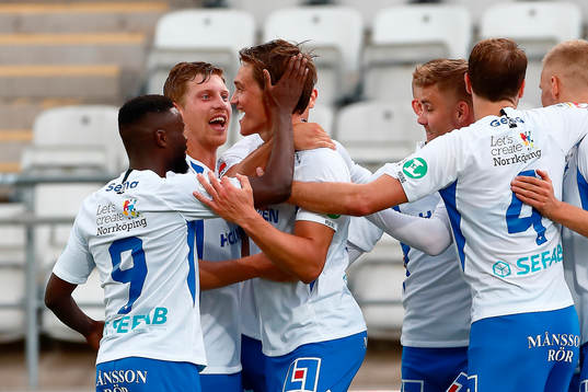 IFK Norrköpings Alexander Fransson och Rasmus Lauritsen