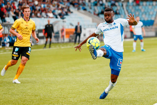 IFK Norrköpings Maic Sema  och Elfsborgs Simon Olsson