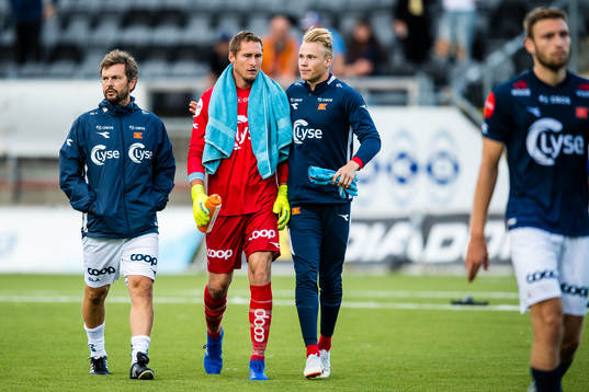 Iven Austbø of Viking looks dejected