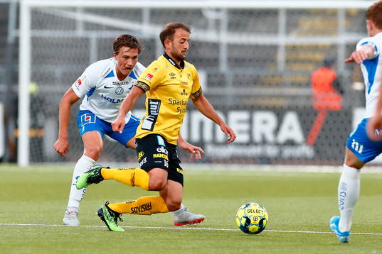 IFK Norrköpings Rasmus Lauritsen och Elfsborgs Robert