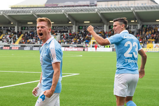Malmö FFs Anders Christiansen jublar