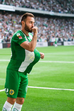 Hammarbys Muamer Tankovic jublar
