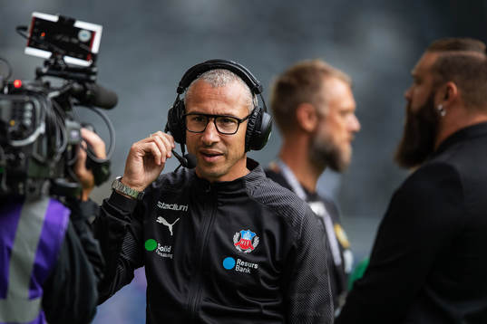 Helsingborgs tränare Henrik Larsson