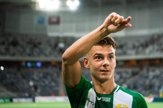 Hammarbys Alexander Kacaniklic jublar