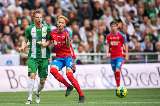 Hammarbys Tim Söderström och Helsingborgs Alexander