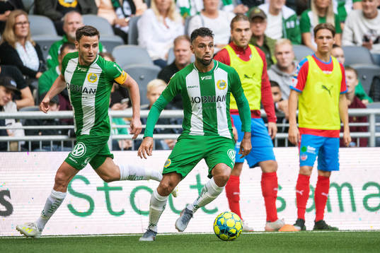 Hammarbys Jeppe Andersen och Hammarbys Imad Khalili