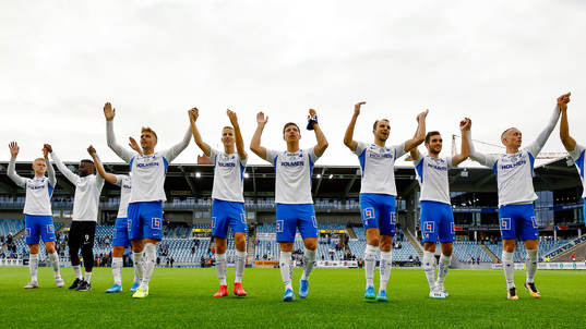 IFK Norrköpings spelare jublar