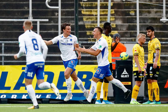 IFK Norrköpings Rasmus Lauritsen och Henrik Castegren