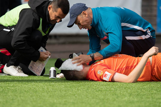 AFC Eskilstunas Adnan Catic skadad