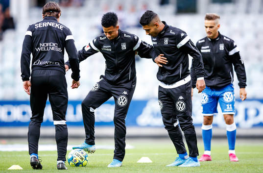 IFK Göteborgs Tobias Sana och Hosam Aiesh