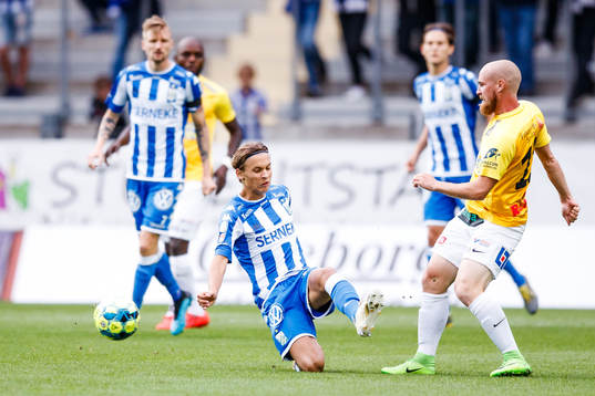 IFK Göteborgs Noah Alexandersson och Falkenbergs