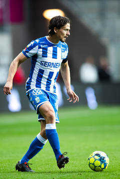 IFK Göteborgs Lasse Vibeunder fotbollsmatchen i