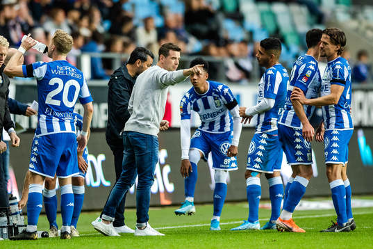 IFK Göteborgs tränare Poya Asbaghi och assisterande