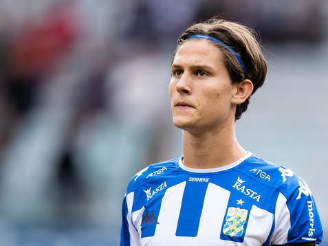 IFK Göteborgs Rasmus Wikström på line up innan
