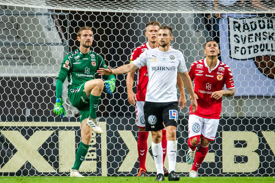 Kalmars målvakt Lucas Hägg-Johansson deppar