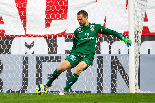 Kalmars målvakt Lucas Hägg-Johansson