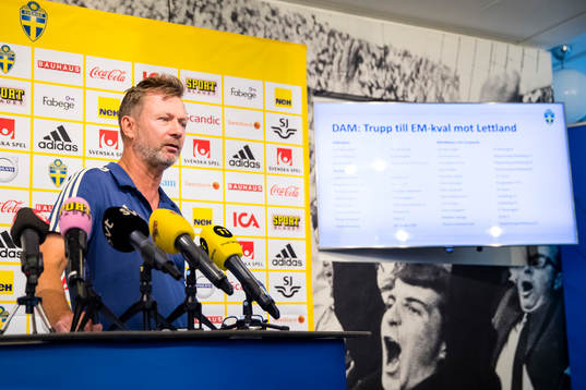 Peter Gerhardsson, förbundskapten för damlandslaget