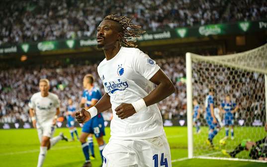 [DK=20190813: Dame N'Doye, FCK fejrer målet til 1-1]
