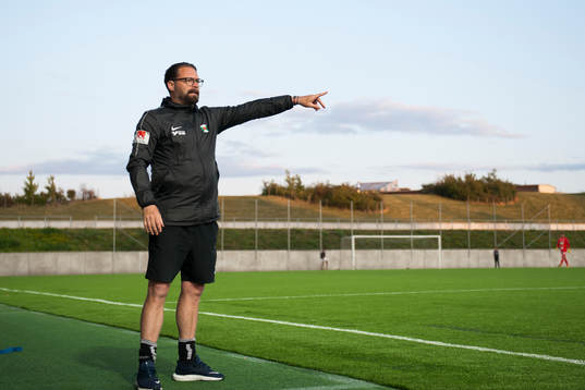 Varbergs tränare Joakim Persson
