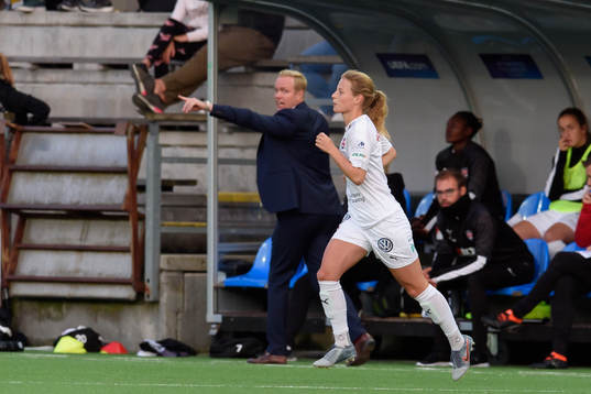 Rosengårds Anna Anvegård springer in på planen