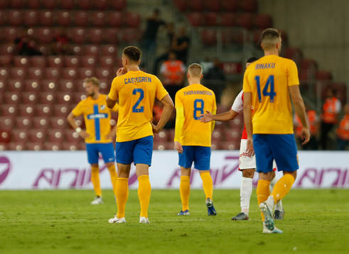 The players of IFK Norrköping looks dejected