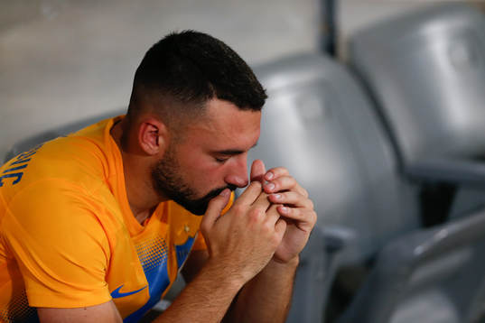 Sead Haksabanovic of IFK Norrköping looks dejected
