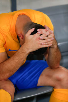 Sead Haksabanovic of IFK Norrköping looks dejected