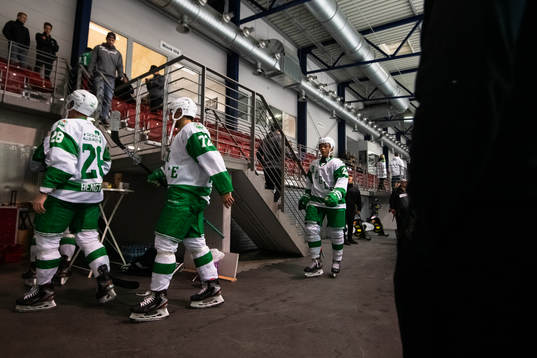 Rögles Daniel Zaar och Samuel Jonsson på väg till