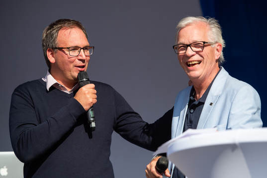 Sundsvall kommunstyrelsens ordförande Peder Björk och