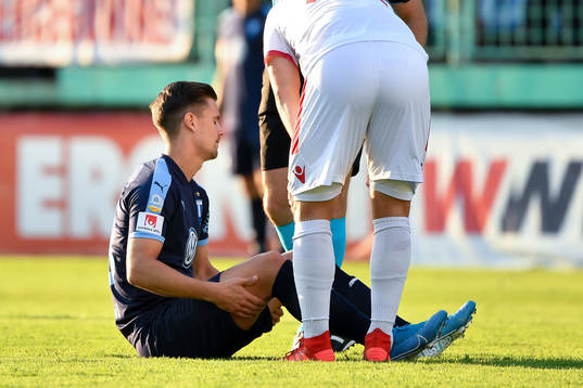Marcus Antonsson of Malmö FF is injured
