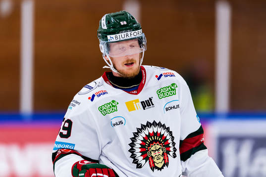 Frölundas Simon Hjalmarsson deppar