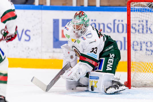 Frölundas målvakt Johan Mattsson