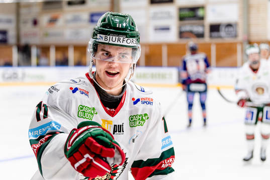 Frölundas Samuel Fagemo jublar