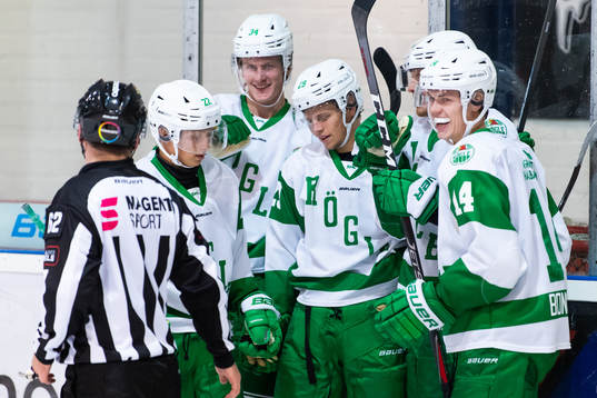 Rögles Samuel Jonsson, Adam Edström, Wilson Johansson,