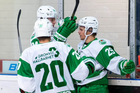 Rögles Samuel Jonsson, Wilson Johansson och Hampus