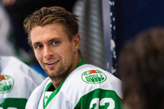 Rögles Daniel Zaar utan hjälm