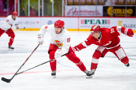 Almtunas Christian Hägg och Timrås Gustav Nielsen