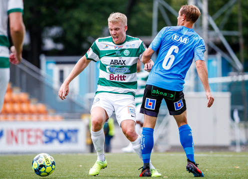 Västerås Simon Johansson och Halmstads Joel Allansson